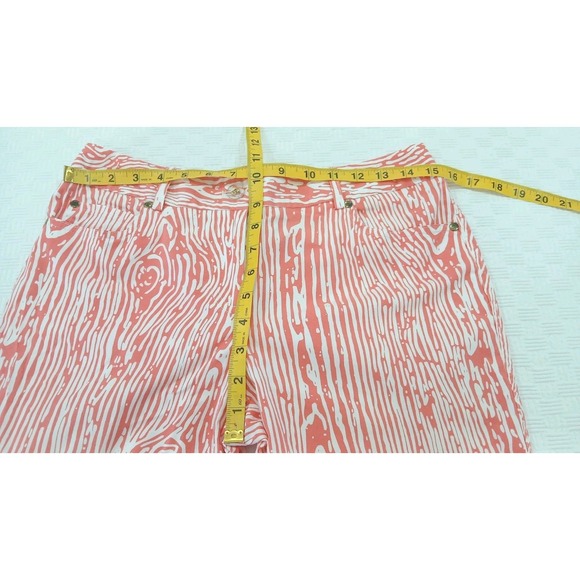 J McLaughlin Coral Wood Pattern Pants  |‎  Womens Size 6 - Picture 5 of 8